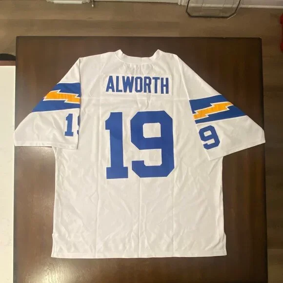 Men's 3XL (56) Mitchell & Ness San Diego Chargers #19 Alworth Jersey - Picture 2 of 4